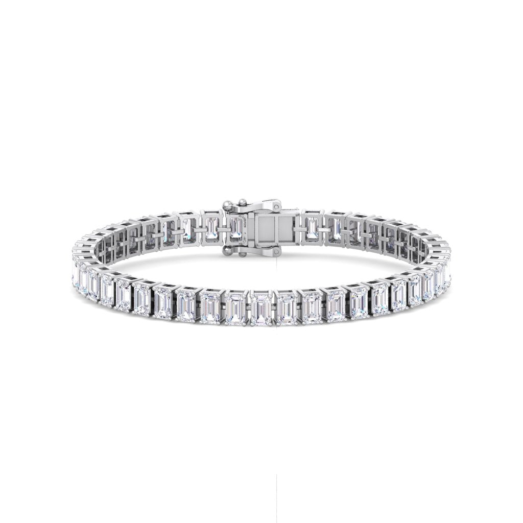 EMERALD CUT TENNIS BRACELET