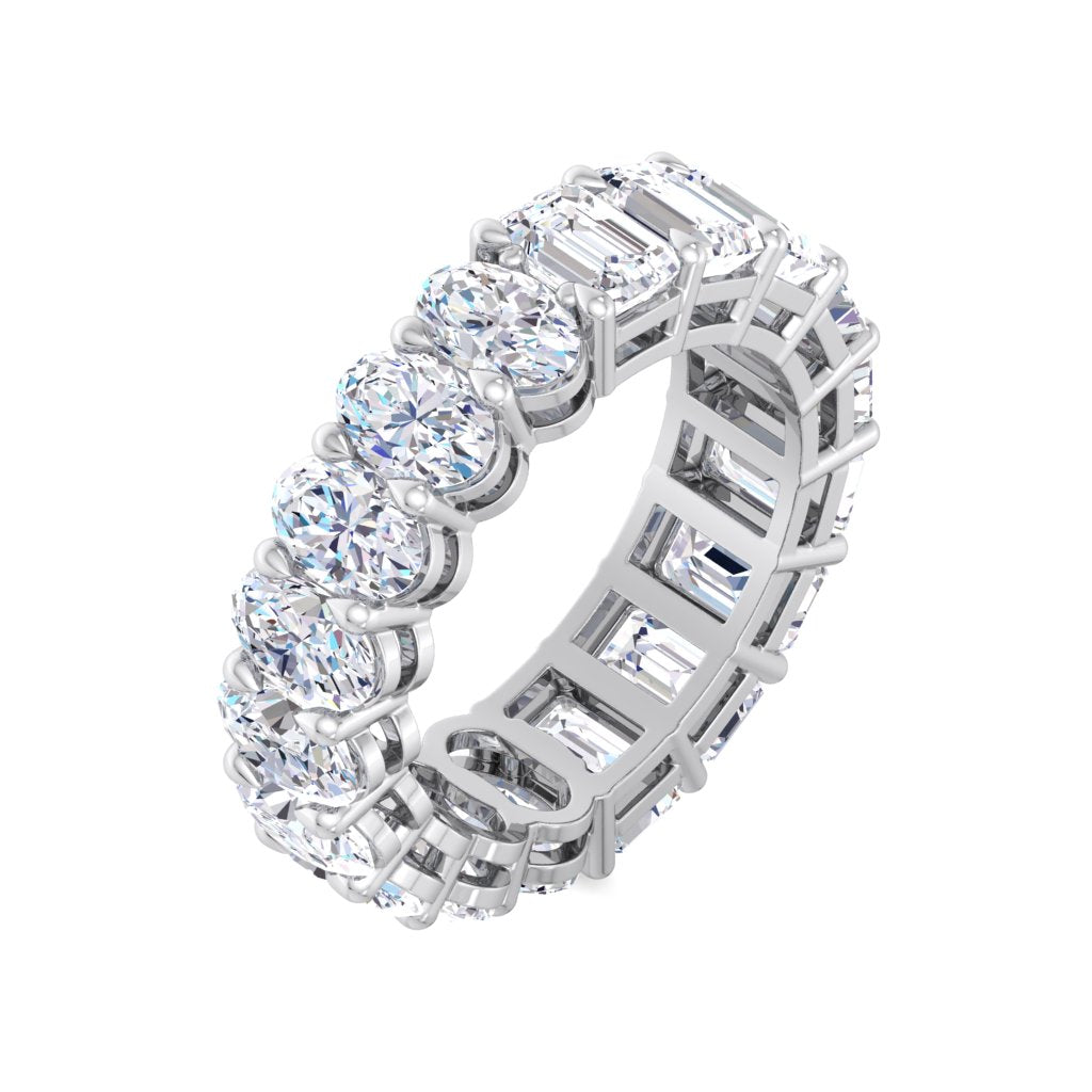 EMERALD AND OVAL ETERNITY
