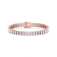 EMERALD CUT TENNIS BRACELET