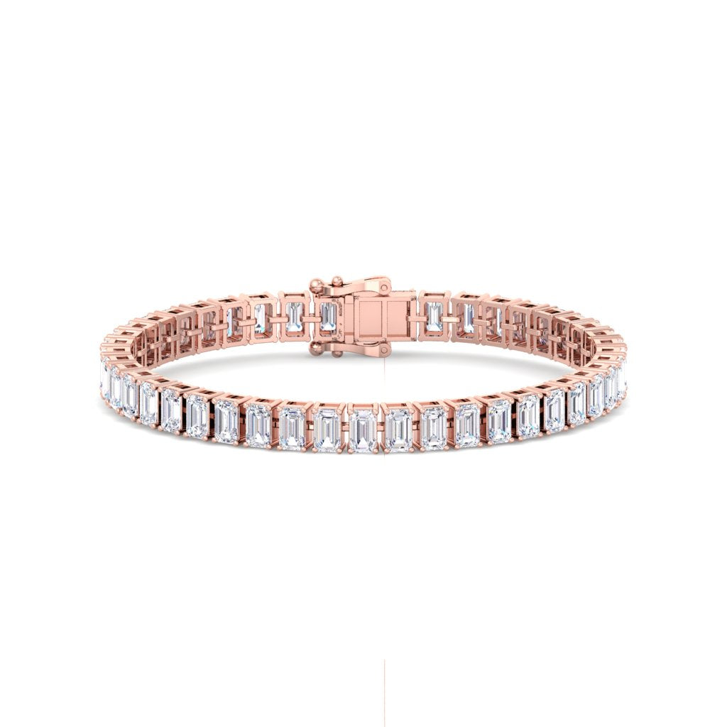 EMERALD CUT TENNIS BRACELET