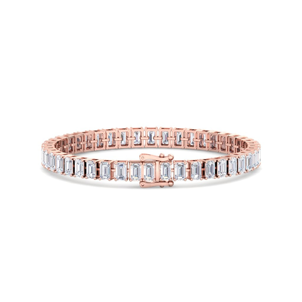 EMERALD CUT TENNIS BRACELET