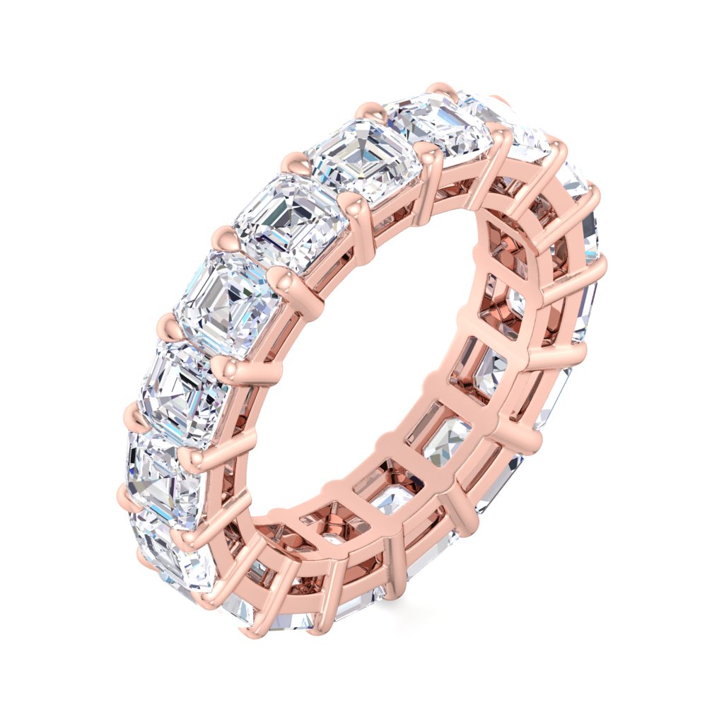 ASSCHER ETERNITY RING