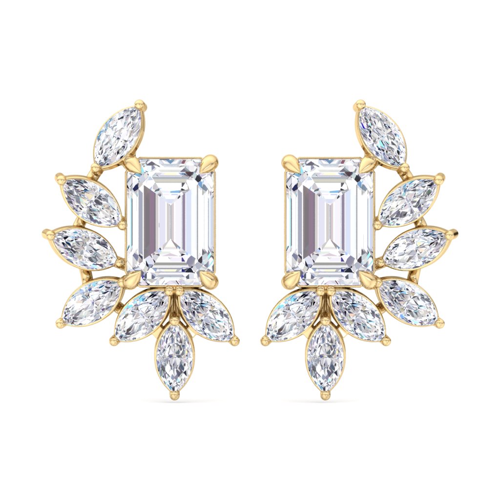 JESSICA EMERALD EARRINGS