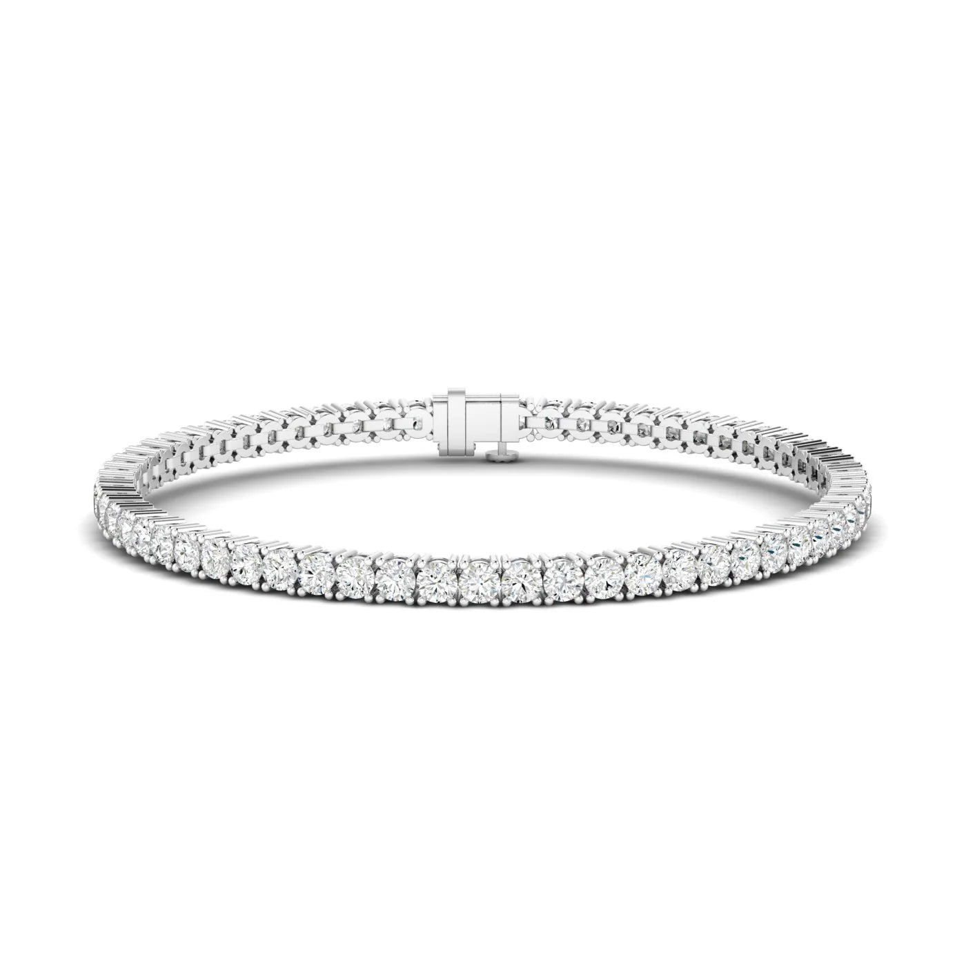 ROUND PREMIUM SETTING TENNIS BRACELET