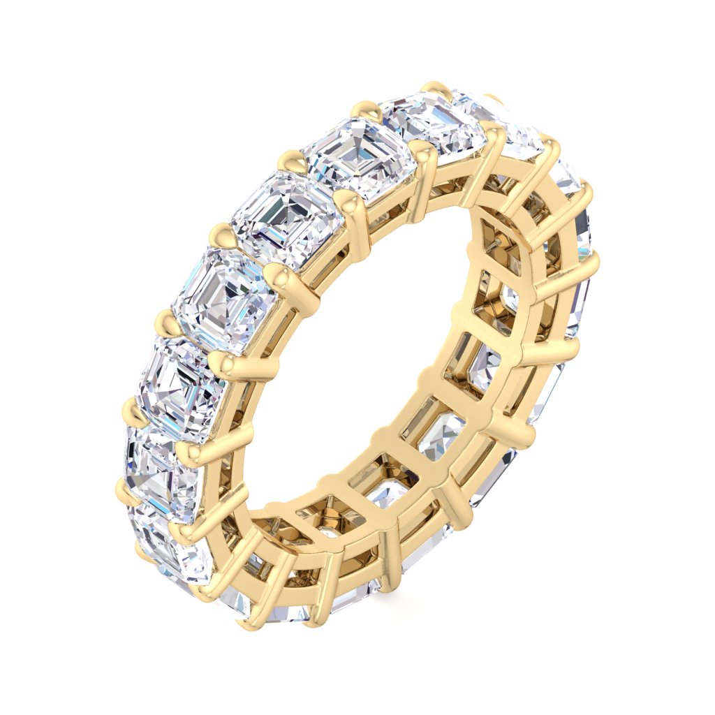 ASSCHER ETERNITY RING