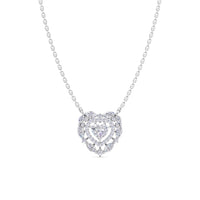 HEART SHAPE MIX CUT PENDANT