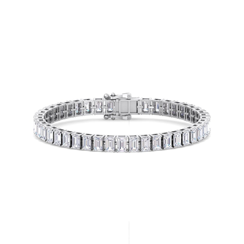 EMERALD CUT TENNIS BRACELET