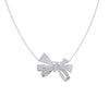 FANCY BOW SHAPE CHAIN PENDANT 45CM