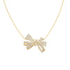 FANCY BOW SHAPE CHAIN PENDANT 45CM