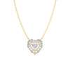 HEART SHAPE MIX CUT PENDANT